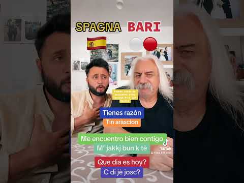 Tin arasciòn 🇪🇸 #idioma #dialect #linguadeglidei #bari #barivecchia #dialetto #spain #barcelona