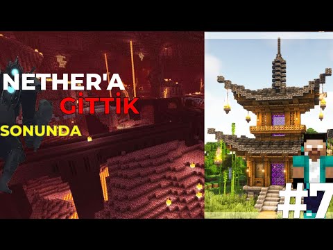 Sonunda Nether'a Gitdik -  Yeni Dağ Evim -Ekiple Minecraft #7 / @ckmedits