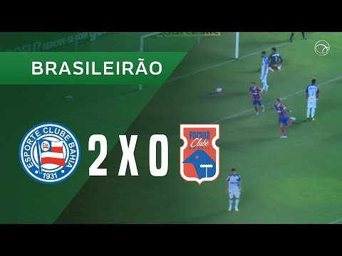 BAHIA 2 X 0 PARANÁ CLUBE - GOLS - 13/10 - BRASILEIRÃO 2018