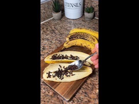Just mix cloves with banana peel, and you won't believe what happens!