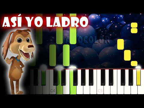 Así Yo Ladro | Piano Cover | Tutorial | Karaoke