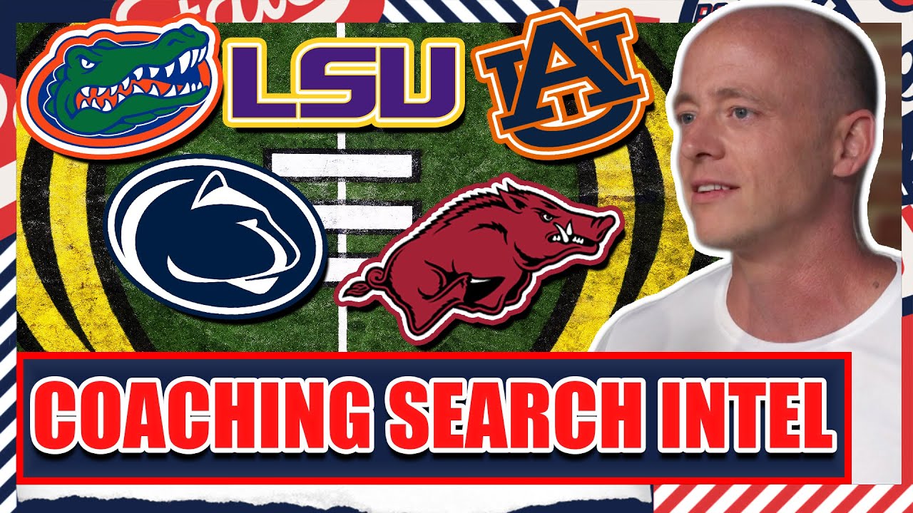 Coaching Search LATEST Intel: LSU/Florida + Penn State & Auburn - Josh Pate's College Football Show