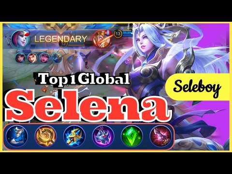 THE MOST ANNOYING ARROW OF DEATH! TOP 1 GLOBAL SELENA BEST ITEM BUILD GAMEPLAY | Seleboy | MLBB
