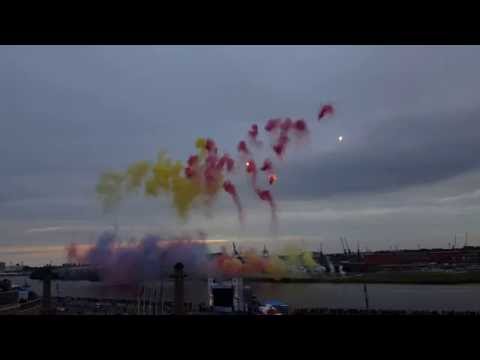 |PYROMAGIC| SZCZECIN 2016 Pokaz kolorowych dymów