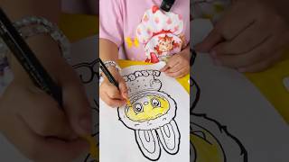 LABUBU 3 Marker Challenge Coloring Page with Elizabeth and Briceida🖍️
