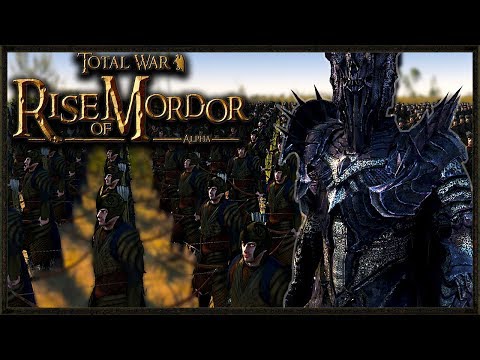 Sauron's Army Of Elves Siege Battle - Total War: Rise Of Mordor Gameplay