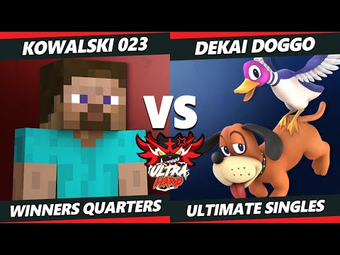 Ultra Hard Winners Quarters - Kowalski_023 (Steve) Vs. Sekai Doggo (Duck Hunt) SSBU Ultimate