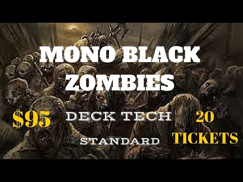 MTG - Standard Mono Black Zombies - Deck Tech - Magic the Gathering