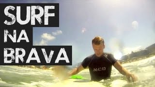preview picture of video 'Surf na Praia Brava / Florianópolis - SC (GoPro Camera)'