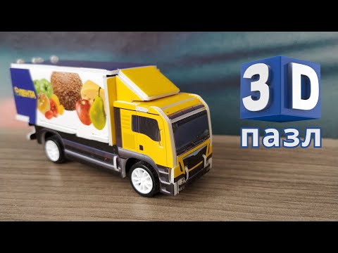 3D-пазл ГРУЗОВИК 🚚 обзор и сборка