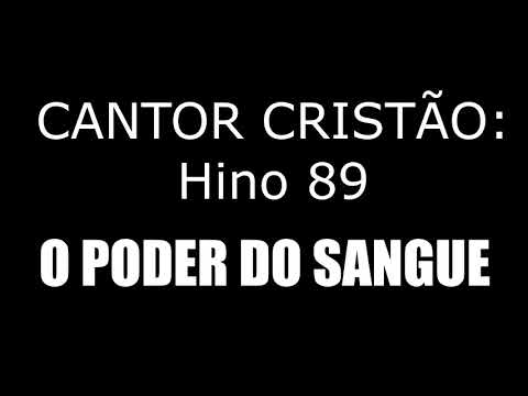 089 - O Poder Do Sangue - Cantor Cristão