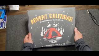 Survival Kit Advent Calendar 24 Days Christmas Countdown Calendar