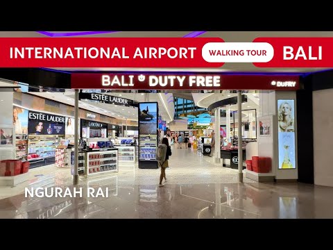 AEROPORTO Internacional DE BALI 🇮🇩 PASSEIO A PÉ No aeroporto internacional Ngurah Rai | Bali 2023