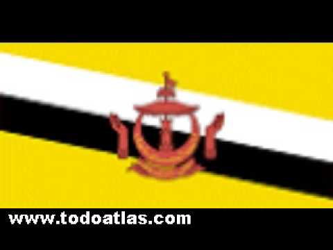 Bandera e himno de Brunei