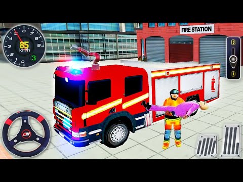NY City FireFighter Simulator - Fire Truck Driver Rescues 3D - Android GamePlay Mandal Rg #3