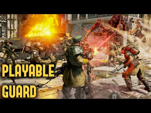 SPACE MARINE 2 MODDING IS CRAZY! Imperial Guard Army vs Tyranid Invasion (4K)