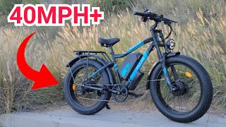 Download the video "Fast and Cheap! Pujh PU2 Dual Motor Electric Bike 60V 5000W Review"