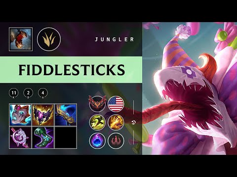 Fiddlesticks Jungle vs Graves - NA Grandmaster Patch 25.22
