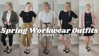 Spring Work Outfits | 12 pieces - 10 outfits - Capsule Wardrobe