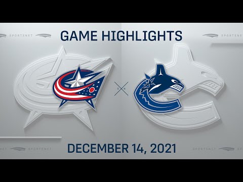 NHL Highlights | Blue Jackets vs. Canucks - Dec. 14, 2021