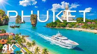 Phuket, Thailand 4K 🇹🇭 Breathtaking Aerial Paradise Journey - VIDEO 4K UHD