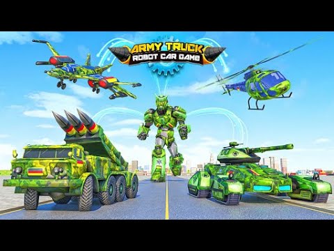 Army Truck Robot : Robot Game (New Update) - Android GamePlay | Walk through a Game