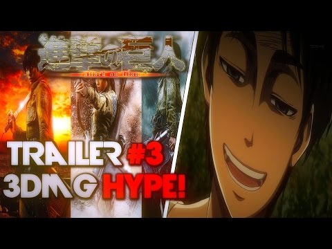 Attack on Titan : Live Action Movie Trailer #3 & 3DMG HYPE!