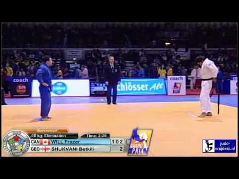 Judo 2010 Grand Prix Dusseldorf: Frazer Will (CAN) - Betkili Shukvani (GEO) [-60kg]