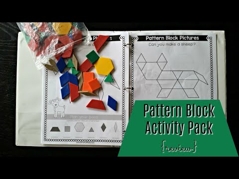 Pattern Block Activity Pack From The Crafty Classroom Review