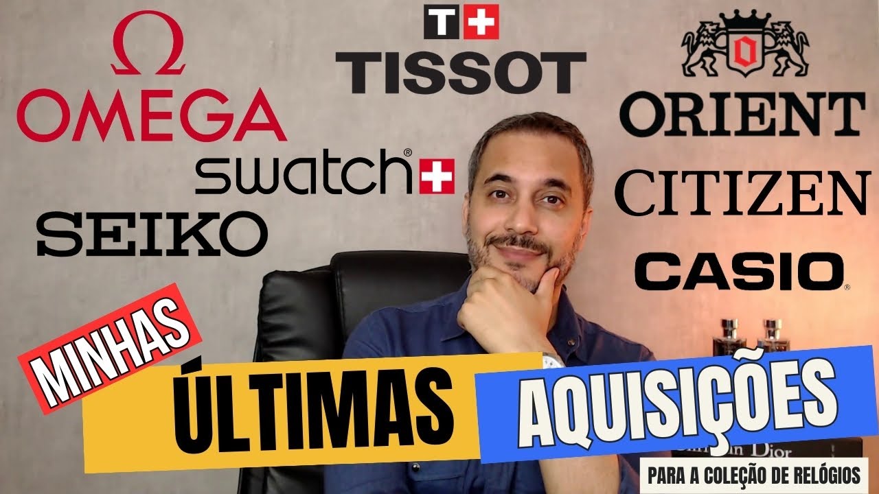 MINHAS ÚLTIMAS AQUISIÇÕES PARA A COLEÇÃO DE RELÓGIOS