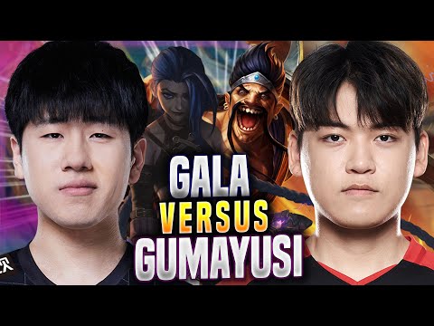 GUMAYUSI vs GALA! - T1 Gumayusi Plays Draven ADC vs RNG GALA Jinx! | Bootcamp 2022