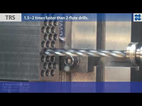 ADO-TRS Serie: 3-schneidiger VHM Hochleistungsbohrer mit Innenkühlung