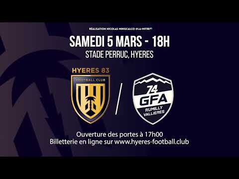 N2, J20 : Hyères 83 FC - Rumilly Vallières 74