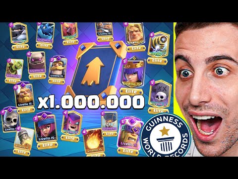 Uso 1 MILIONE di Jolly Elite! MAXO 20 Carte! *RECORD MONDIALE* Clash Royale ITA!