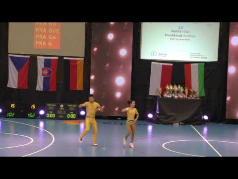Filip Kočiš a Andrea Hrušková, ktg: A(akro) - 1.místo