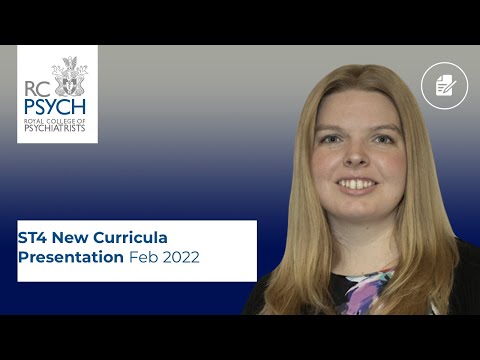 ST4 New Curricula Presentation 2022