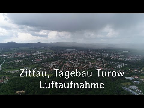 Luftaufnahme, Zittau, Tagebau Turow  -4 K-