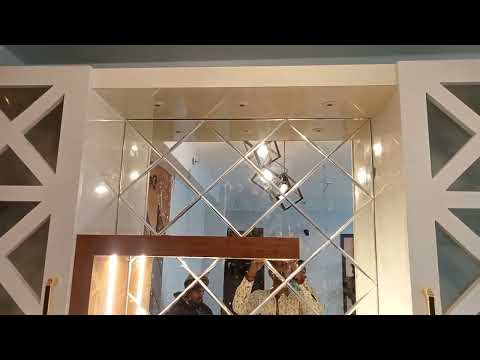 Lucknow/ Gomti Nagar. (Glass Fitngs Barfi design) Lucknow Uttar Pradesh India /All Design Mirror's