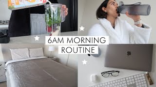 Productive 6am Morning Routine | Work Day Edition