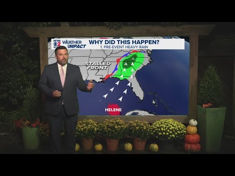 How was Hurricane Helene so powerful in North Carolina?