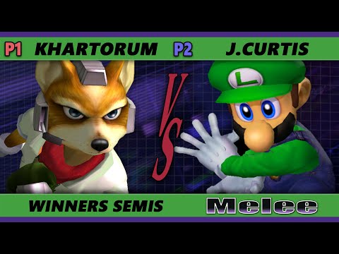 S@X 428 Winners Semis - Khartoum (Fox) Vs. J.Curtis (Luigi) Smash Melee - SSBM
