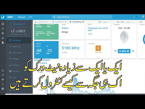 Mikrotik Tutorial 40-  How to Use UNMS Ubiquitous in Hindi & Urdu