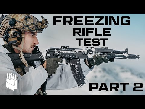 Freezing Rifle Test PT 2 (Palmetto, G3, Tavor, Springfield, Sig etc)