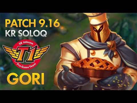 SKT T1 Gori - Pantheon Mid Lane - KDA 11/1/9