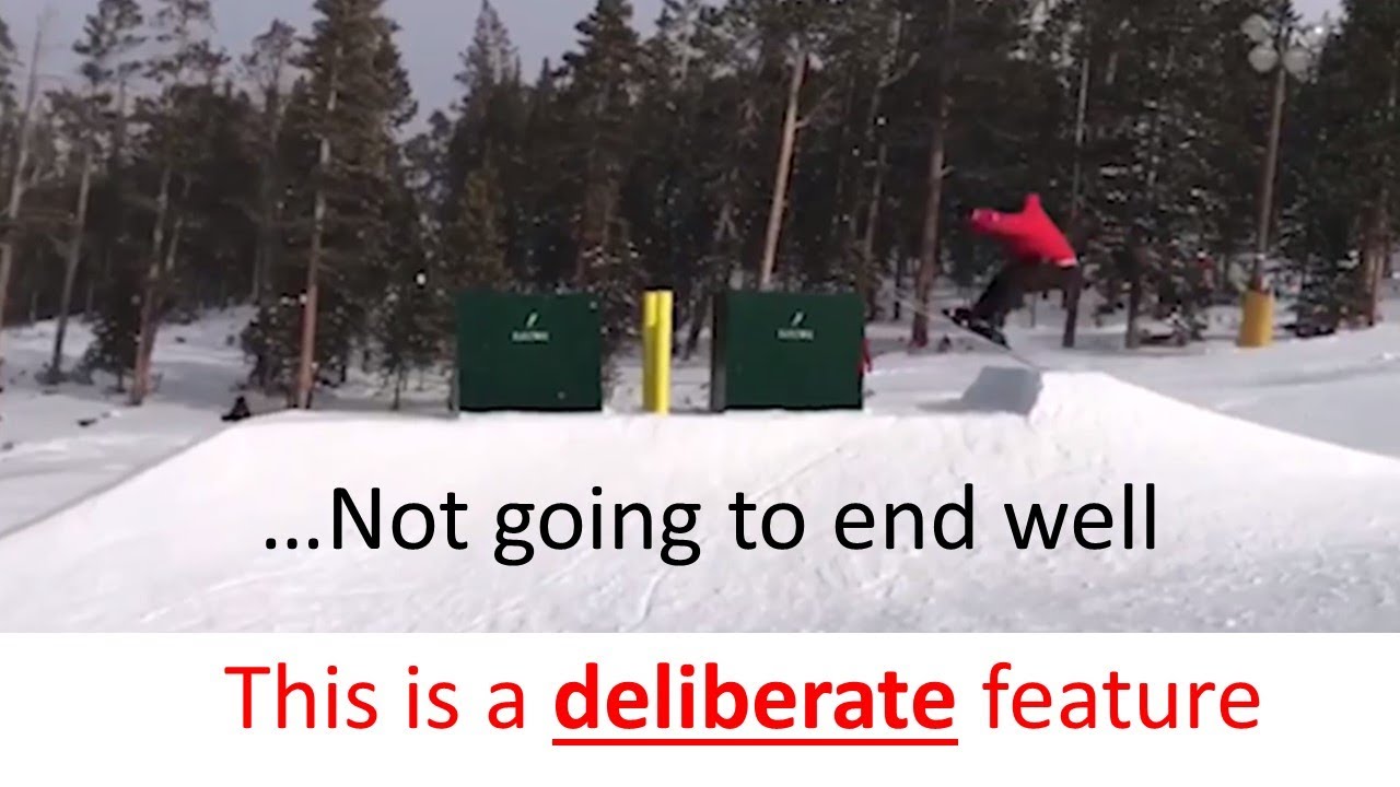 Terrain Park accidents compiled thanks to SkierDAN