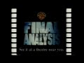 Final Analysis Movie Trailer 1992 TV Spot