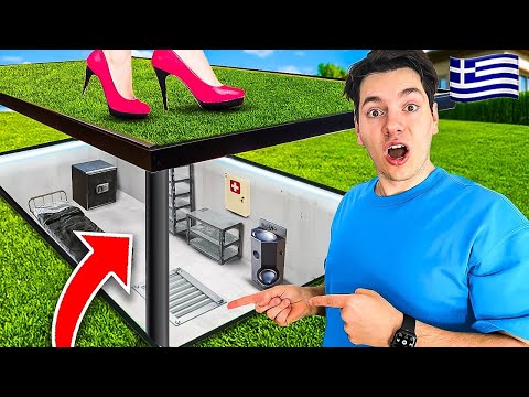 ZBUDOWALEM SEKRETNY POKÓJ W OGRODZIE W GRECJI!