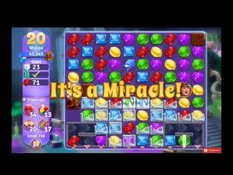 Wonka's World of Candy Level 716 NO BOOSTERS - A S GAMING ✔