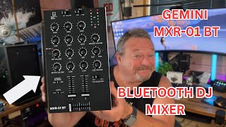 Video thumbnail for GEMINI MXR 01 BT BLUETOOTH DJ MIXER by Roy's Studio Adventures
