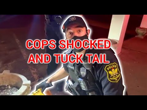 COPS SHOCKED - GET OWNED - TUCK TAIL - FREDERICKSBURG VA